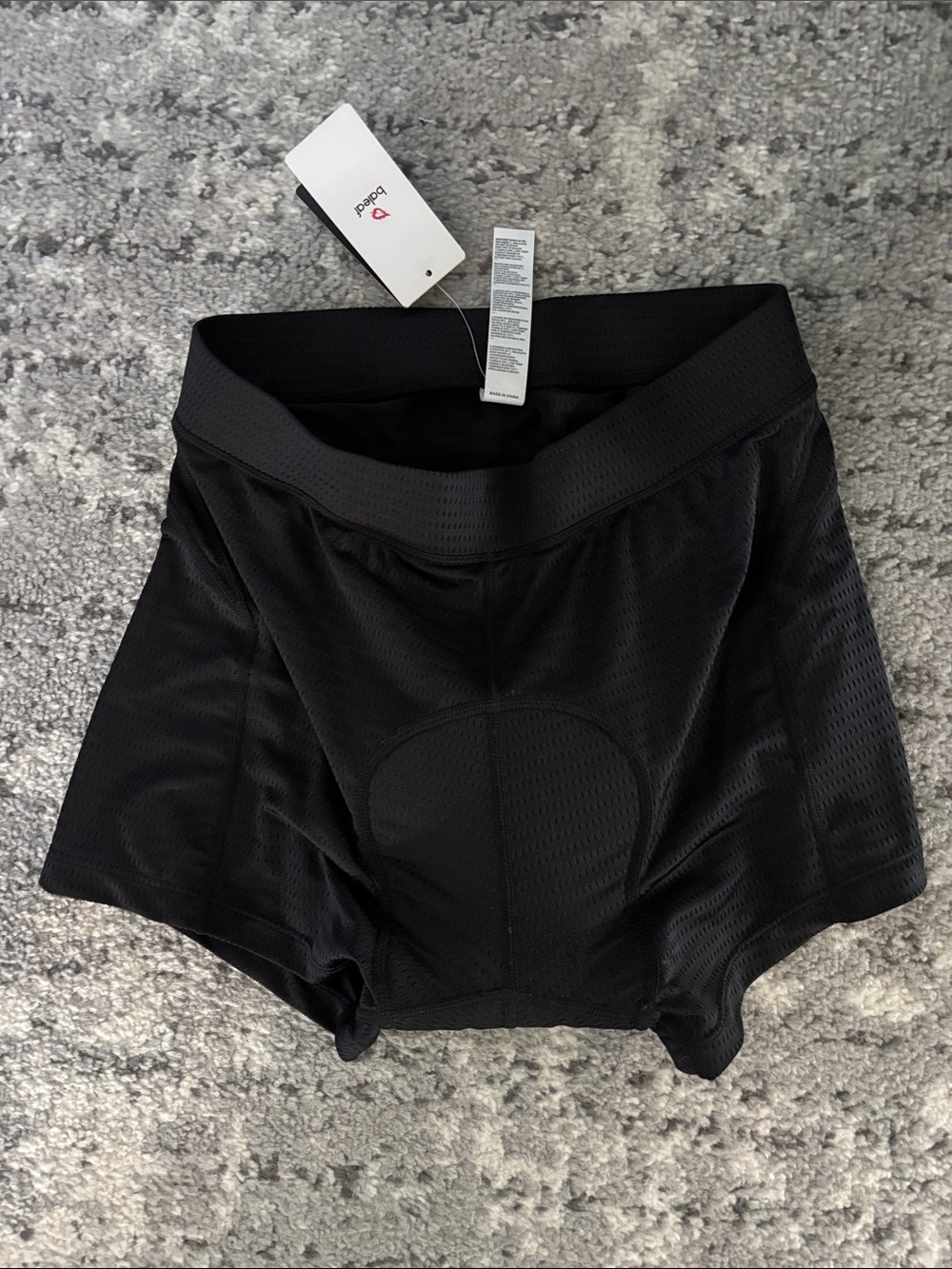 Black Men’s Cycling Shorts with Padded Seat - Baleaf